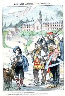 Anti-masonic caricature, Brousset