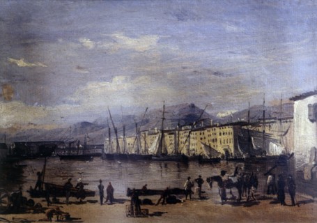 Pezous, Vue du port de Toulon