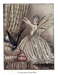 Madame d'Aulnoy's tale: 'The Blue bird'