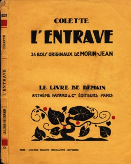 Cover of Colette's book: "L'entrave"
