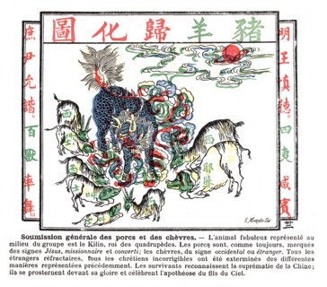 Popular prints album advocating war against 
foreigners and catholics. 1891