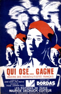 Liberation of France. Song: "Qui ose... gagne" ('He who dares... wins')