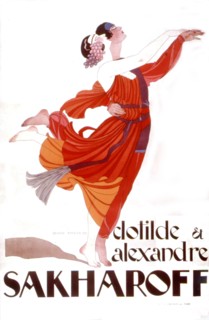Poster, Russian ballets: Clotilde and Alexander Sakharoff