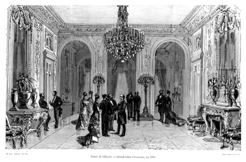 Inside the Elysee Palace: the Grand Salon