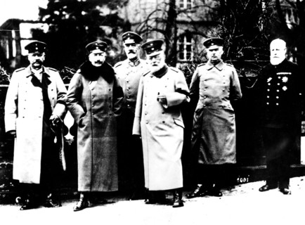 The leaders of the eastern front here in Pless, in Silesia