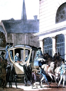 Janinet, Louis XVI, King of France, entering Paris