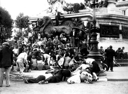 Liberation of Paris: Panic movement