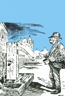 American cartoon from the Great Depression
