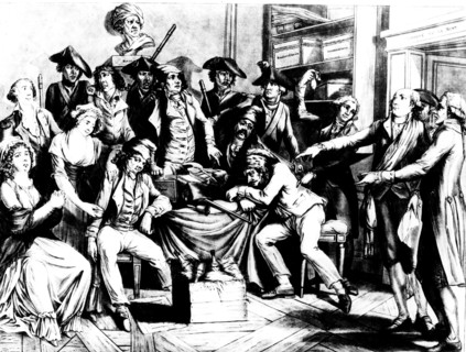 Interior of the revolutionary committee