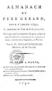 Title page of the Almanac of Father Gerard