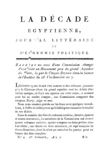 La Décade Egyptienne