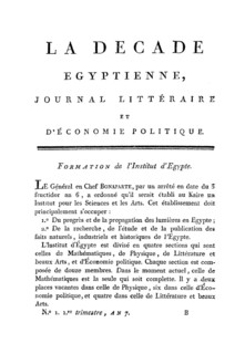La Décade Egyptienne