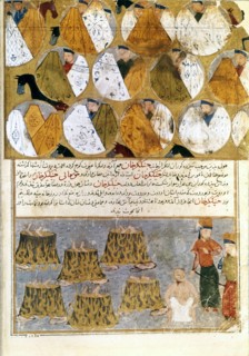 Rashid Al-Din, Mongol tents and prisoners of Genghis Khan