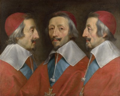 Triple portrait of Cardinal de Richelieu