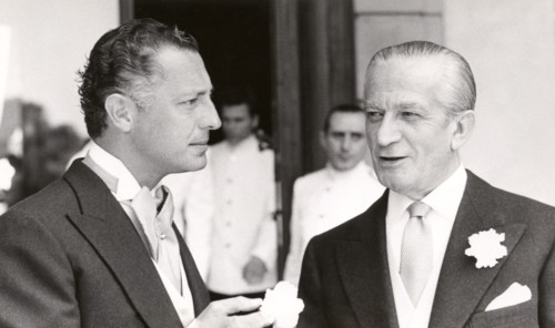 Gianni Agnelli and Rinaldo Piaggio