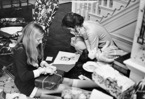 Jackie Kennedy. Nouvel An 1970 au Royaume-Uni.