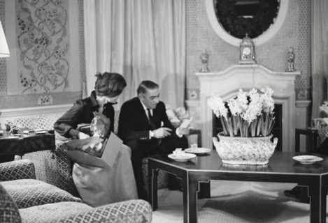 Jackie Kennedy. Nouvel An 1970 au Royaume-Uni.