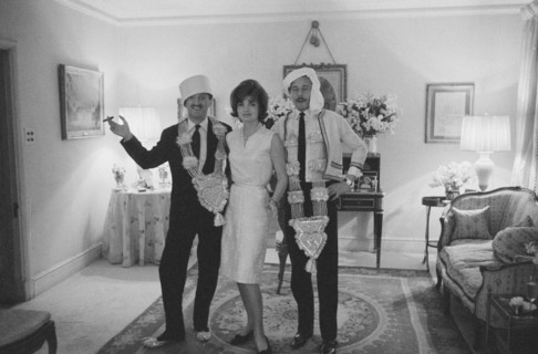 Jackie Kennedy.  March 1962. London.