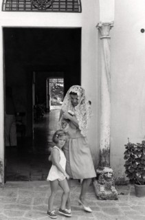 Jackie Kennedy et sa fille Caroline
