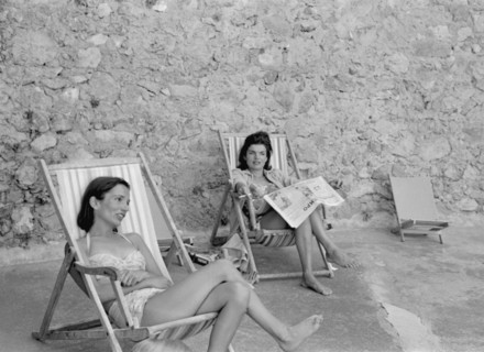 Jackie Kennedy et Lee Radziwill.