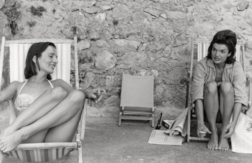 Jackie Kennedy et Lee Radziwill.