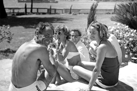 Henry Fonda, Afdera Franchetti et Wanda Gawronska