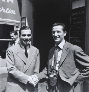 Cristobal Balenciaga et Benno Graziani, 1951