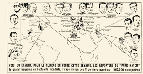 Paris-Match, les journalistes