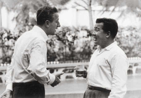 Benno Graziani et Norodom Sihanouk