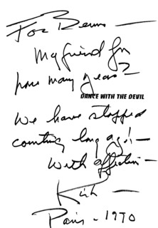 Livre dédicacé par Kirk Douglas