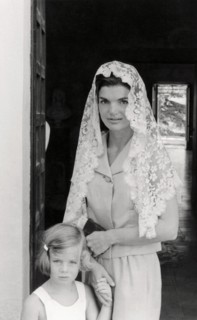 Jackie Kennedy et sa fille Caroline