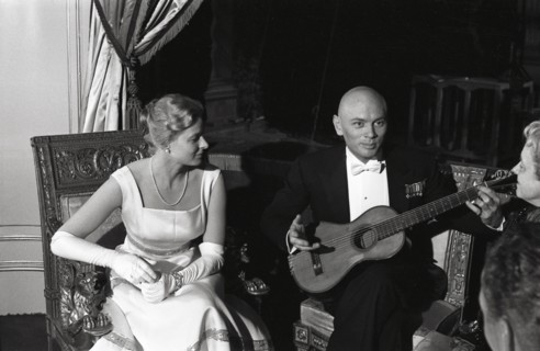 Ingrid Bergman et Yul Brynner, 1956
