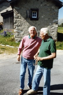Gianni Agnelli and Benno Graziani