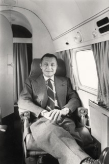 Gianni Agnelli, dans son premier avion