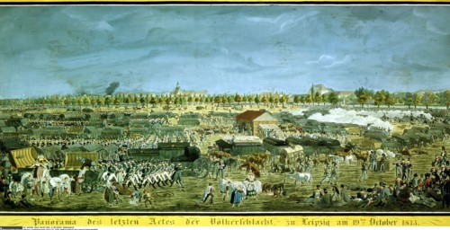 Bataille des nations près de Leipzig, 1813