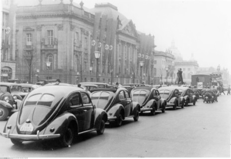 Voitures Volkswagen à Berlin, 1939