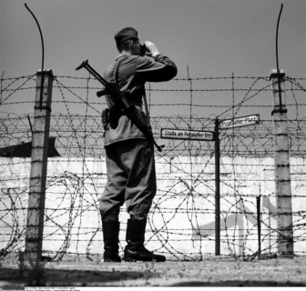 Mur de Berlin, près de la Potsdamer Platz, 1964