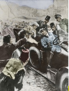 Assassinat de l'archiduc Franz Ferdinand à Sarajevo, 1914
