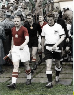Finale du championnat du monde de football à Berne, en Suisse, 1954
