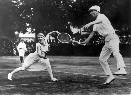 Suzanne Lenglen et René Lacoste, 1925