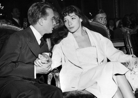 Juliette Gréco et Philippe Lemaire, 1957