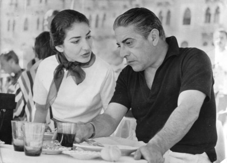 Maria Callas et Aristote Onassis en 1957