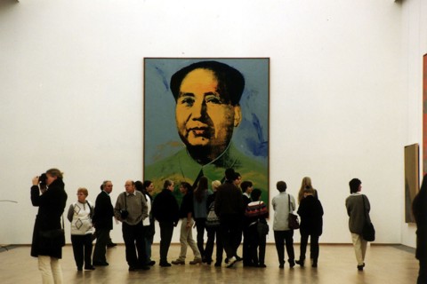 Portrait de Mao par Warhol, à Berlin