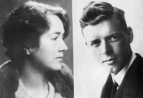 Charles Lindbergh et sa femme, 1932