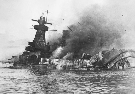 Sprengung des Panzerschiffs "Admiral Graf Spee", 1939