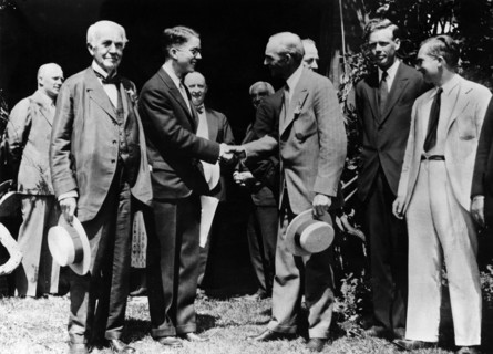 Edison, Huston, Ford et Lindbergh, 1929