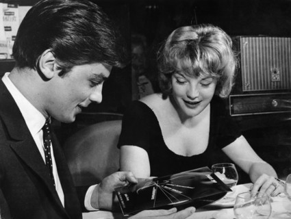 Romy Schneider et  Alain Delon