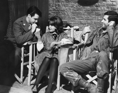 Romy Schneider, Michael Callan et George Hamilton