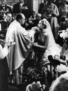 Mariage de Rainier III et Grace Kelly en avril 1956