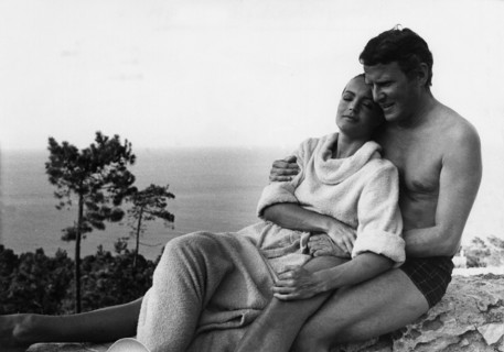 Romy Schneider et son mari